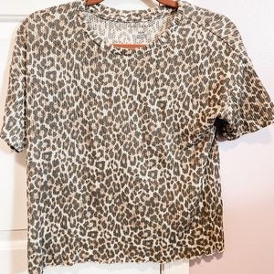 Cheetah print top